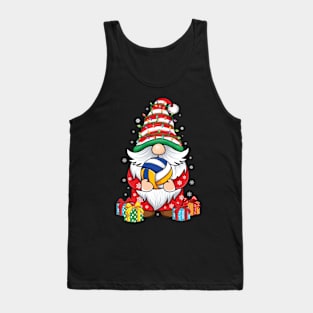 Cute gnomes volleyball lover Christmas gnome volleyball Tank Top